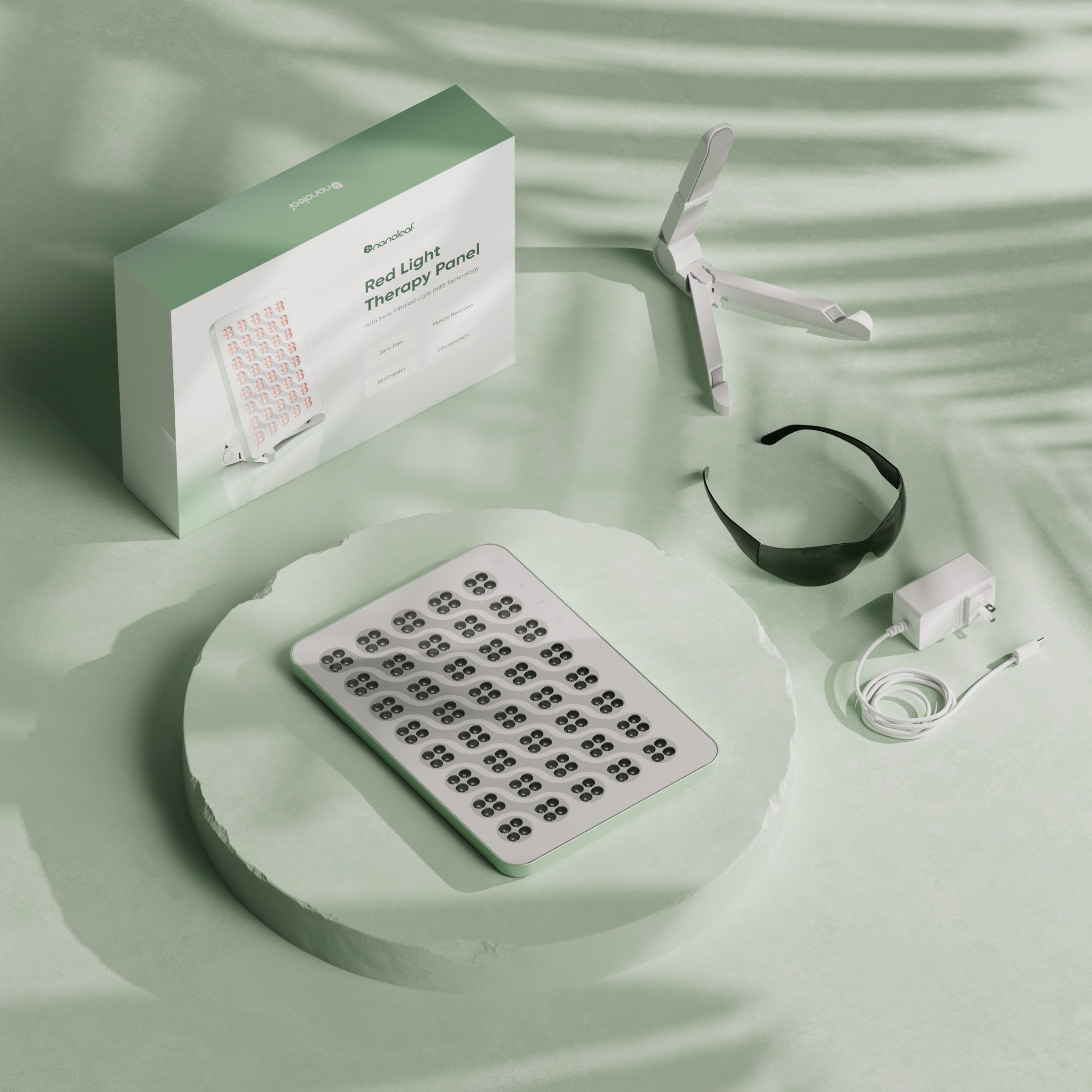 Panel der Rotlichttherapie