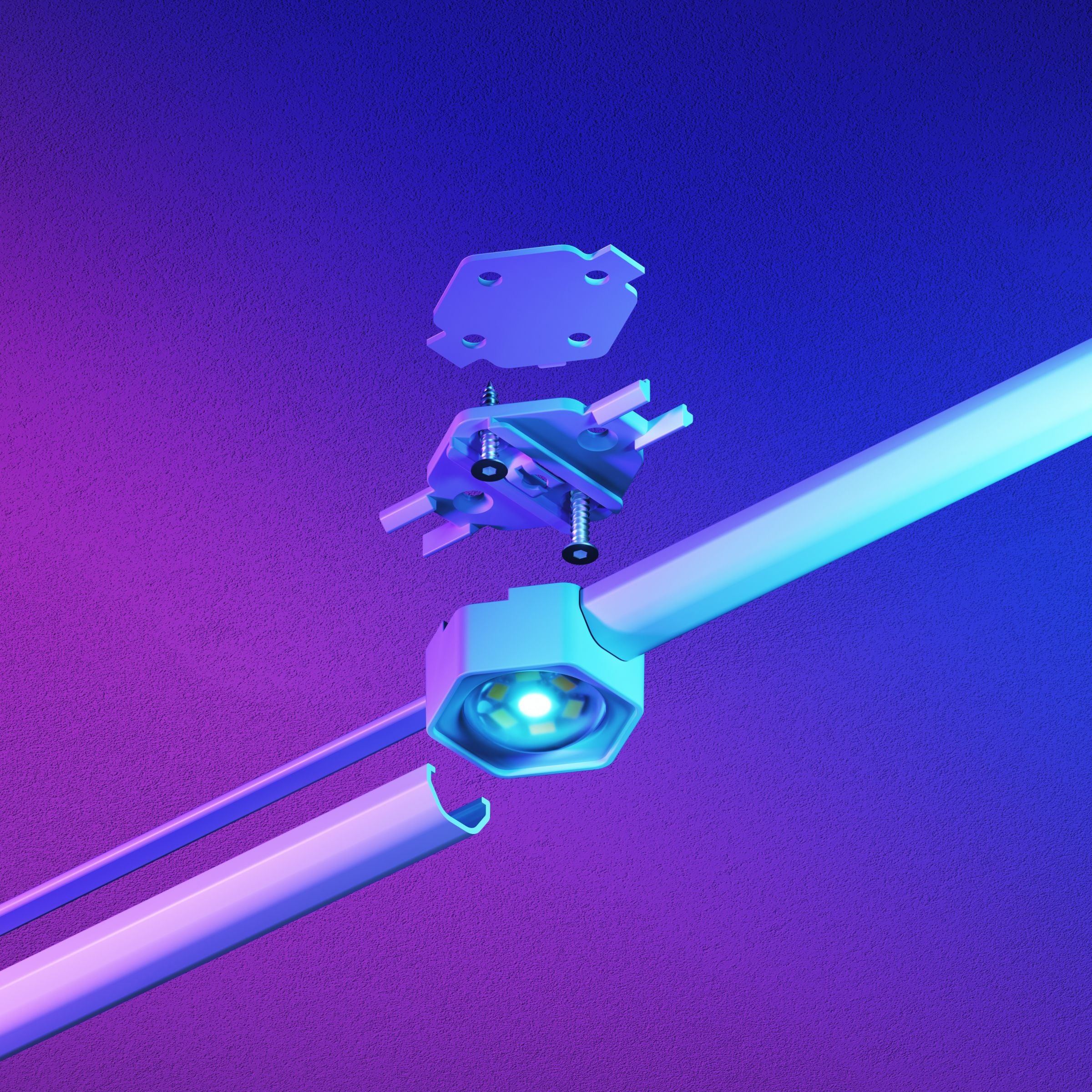 Smart Multicolor Permanent Outdoor Lights Starter Kit 49ft (15m)