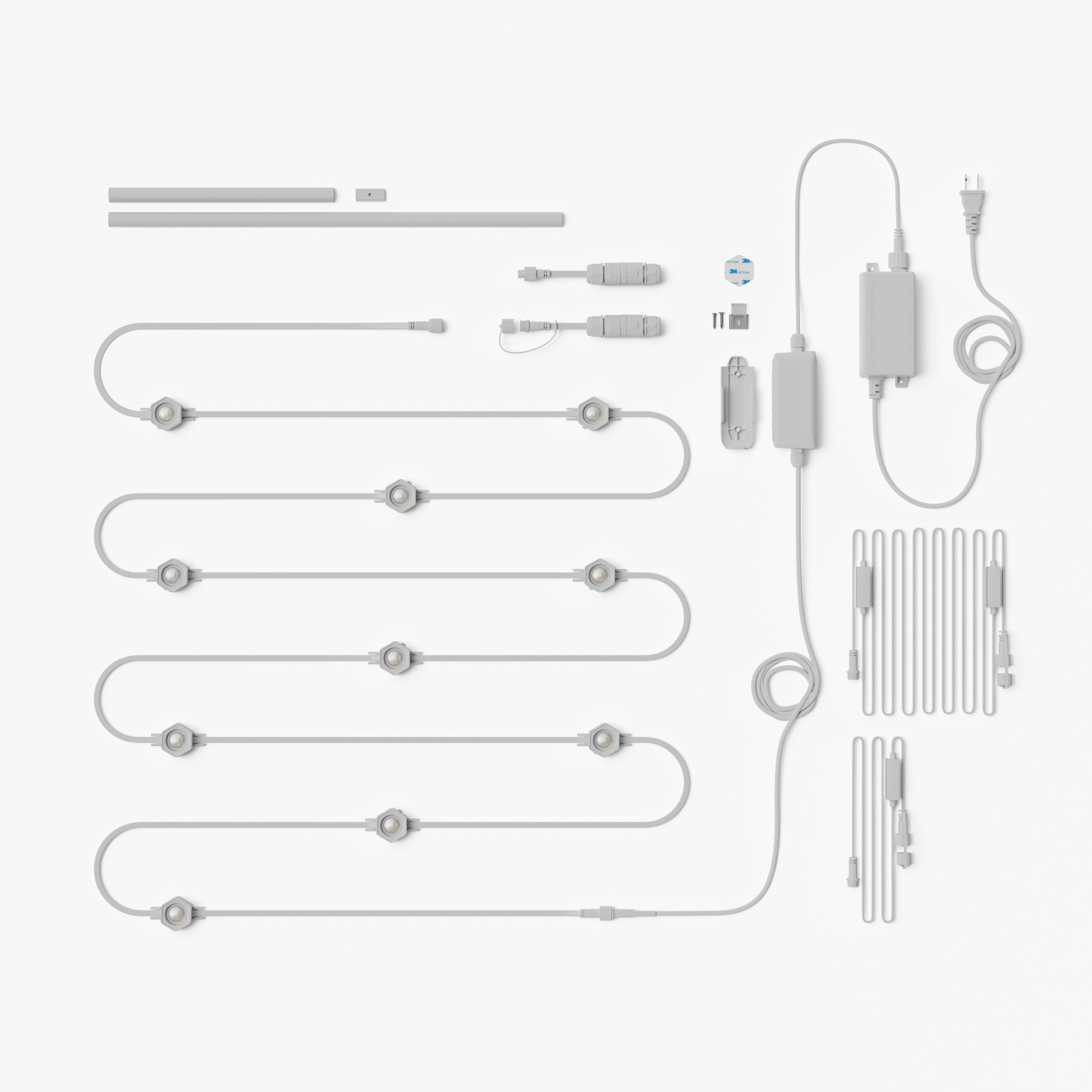 Smart Multicolor Permanent Outdoor Lights Starter Kit 98ft (30m)