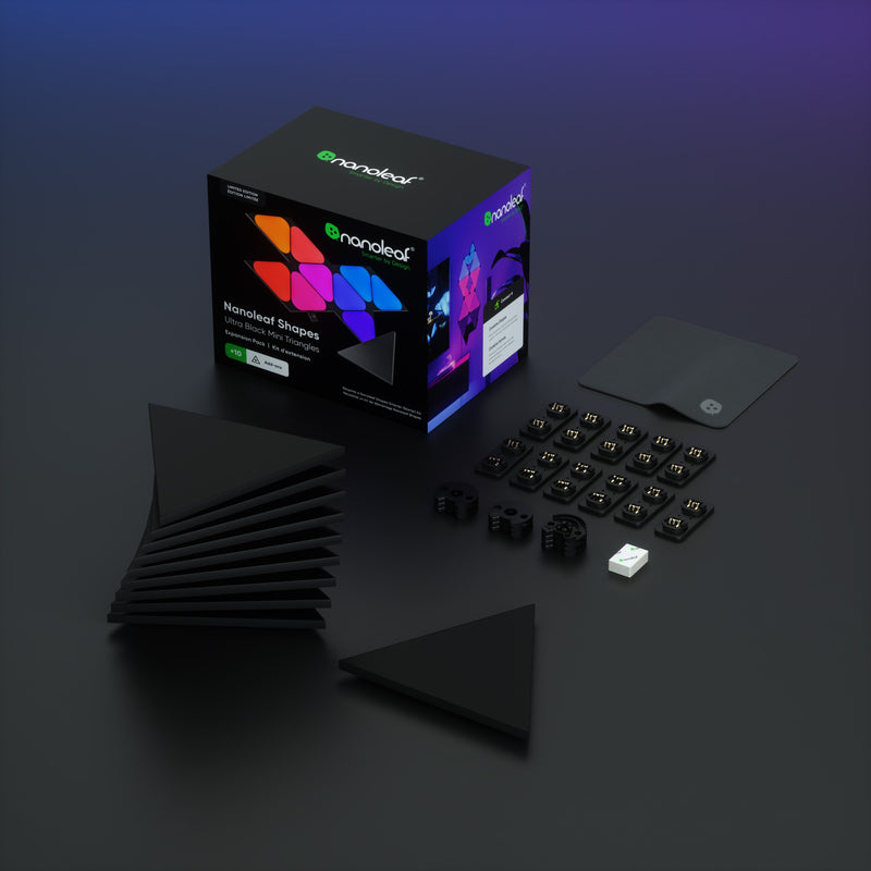 <tc>Shapes</tc> Erweiterungspaket „Ultra Black Mini Triangles“ (10 Panels) in limitierter Auflage