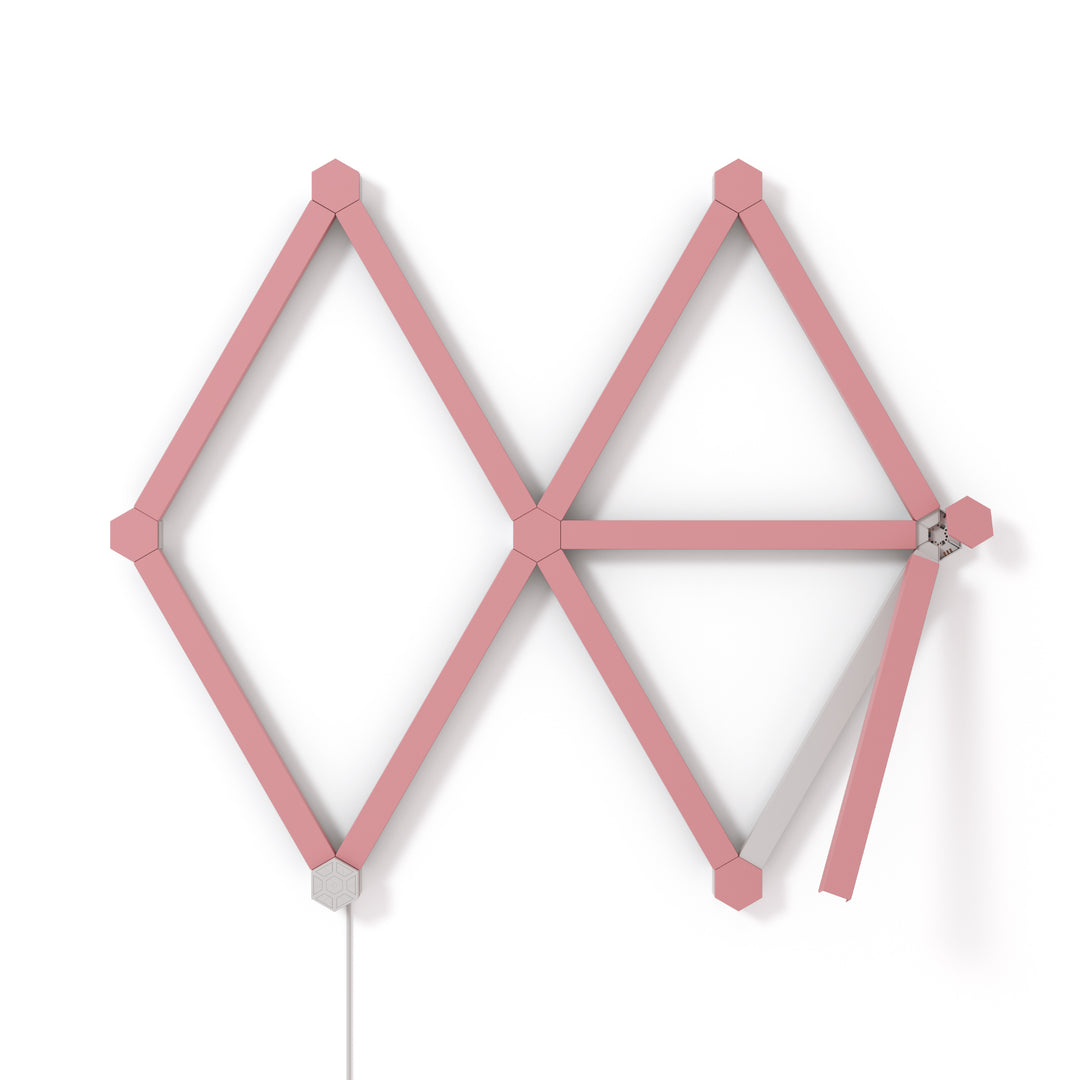 <tc>Lines</tc> 60 Degrees Skins - Rosa opaco (confezione da 9)