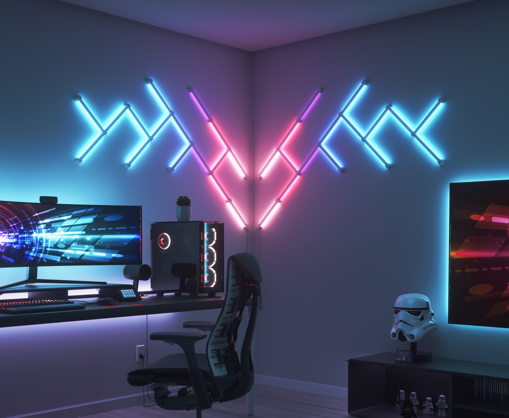 Nanoleaf Lines 90 Degrees Expansion | Smart LED Light Bars Nanoleaf Lines 90 Degrees Expansion | Smart LED Light Bars