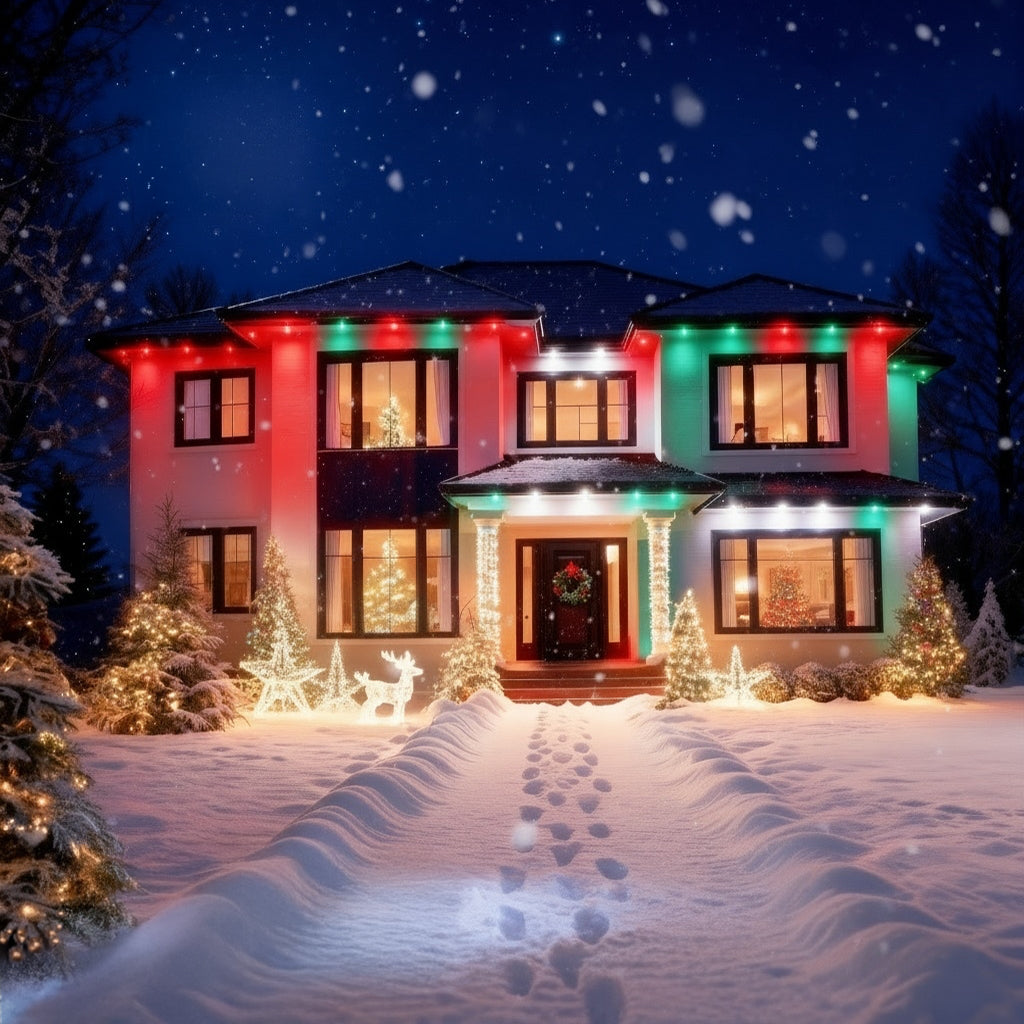 Smart Multicolor Permanent Outdoor Lights Starter Kit 49ft (15m)