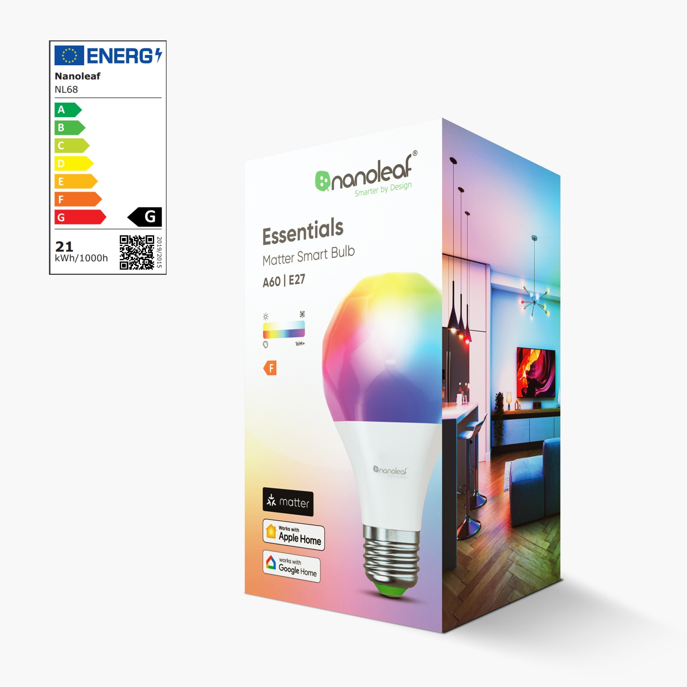 Matter Thread E27 Smart Bulb (Each)