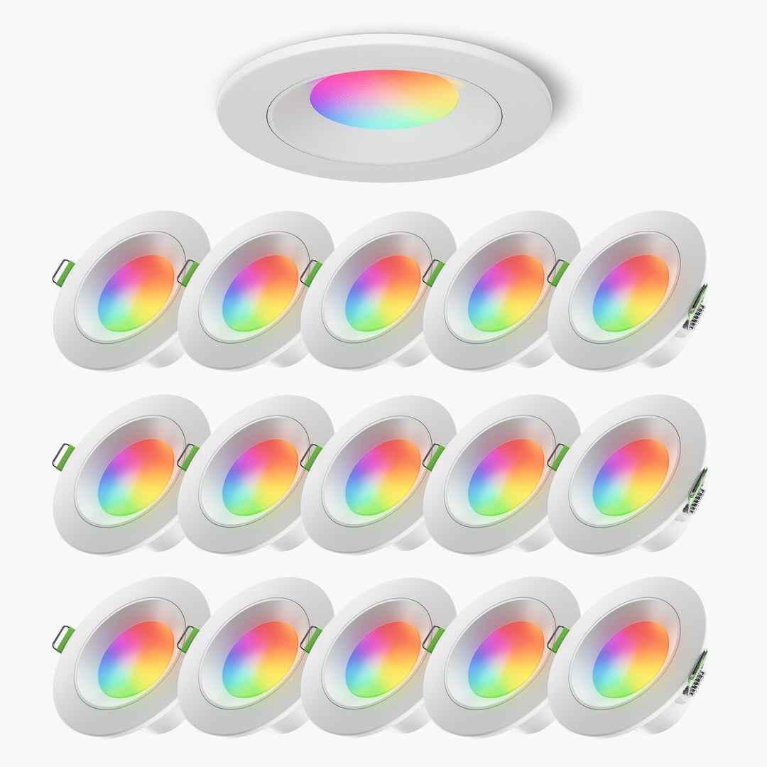 Wi-Fi <tc>Matter</tc> 3" Einbaudownlight (16er Pack)