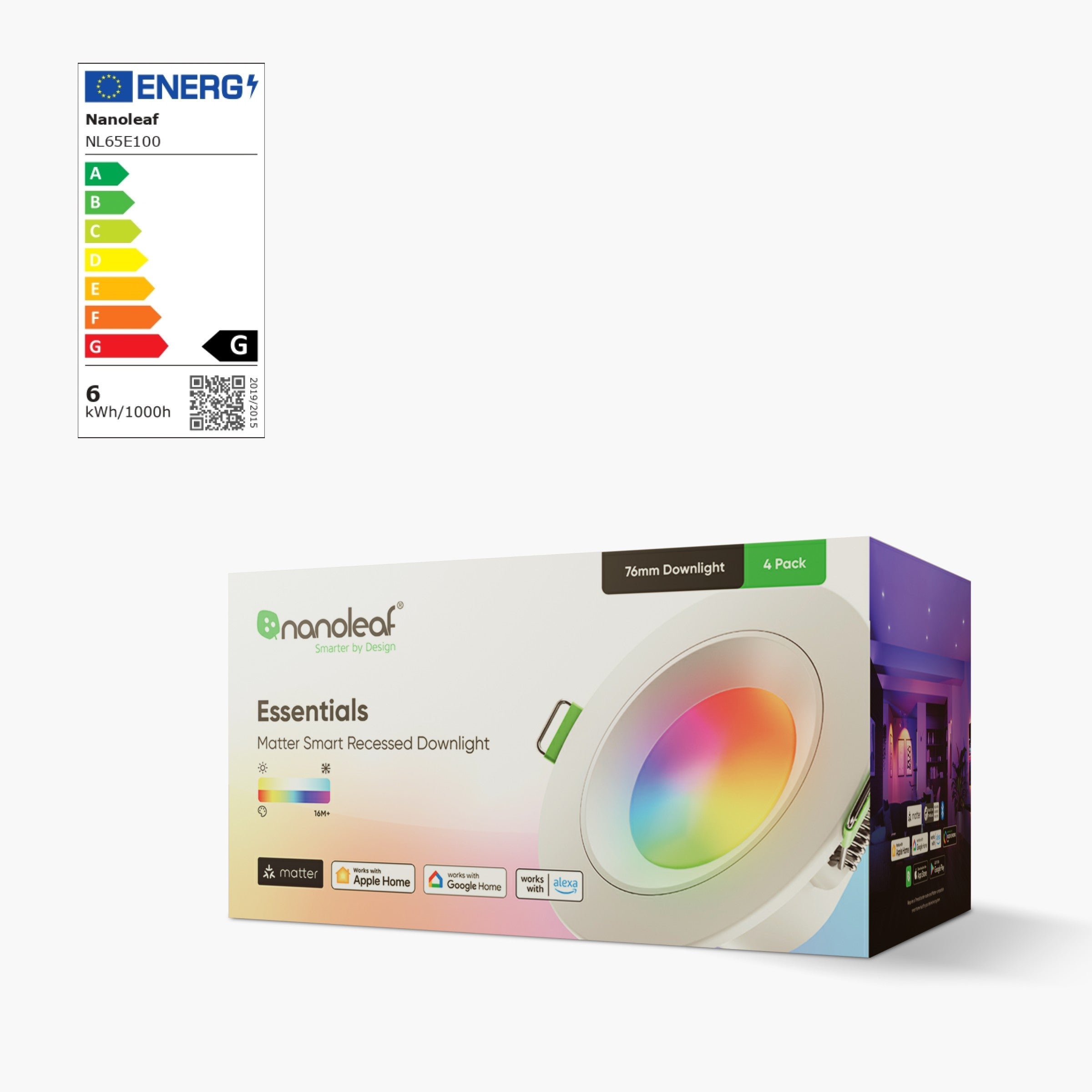 <tc>Matter</tc> Downlight de 3″ (paquete de 12)