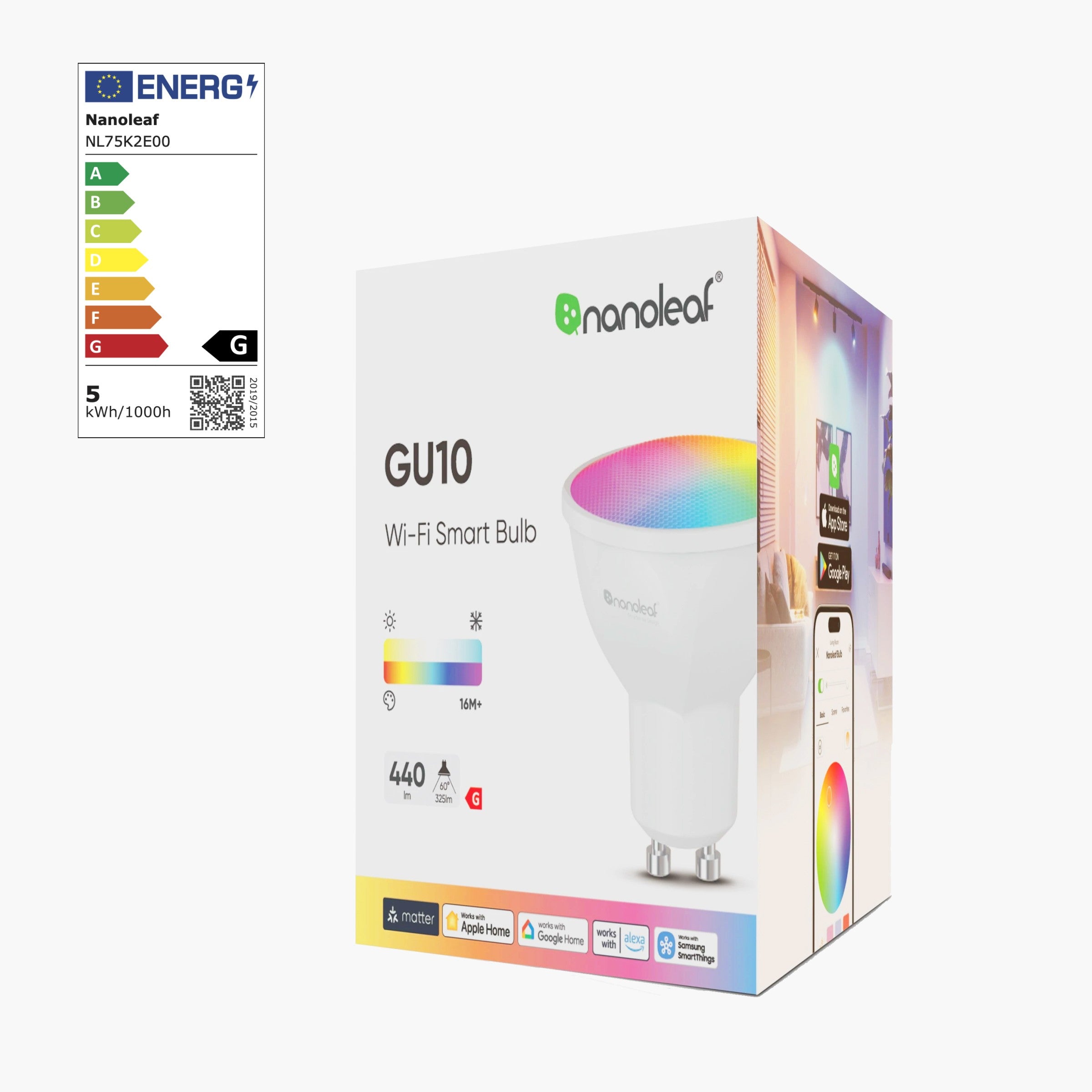 Matter Wi-Fi GU10 Smart-Glühbirne (jeweils)