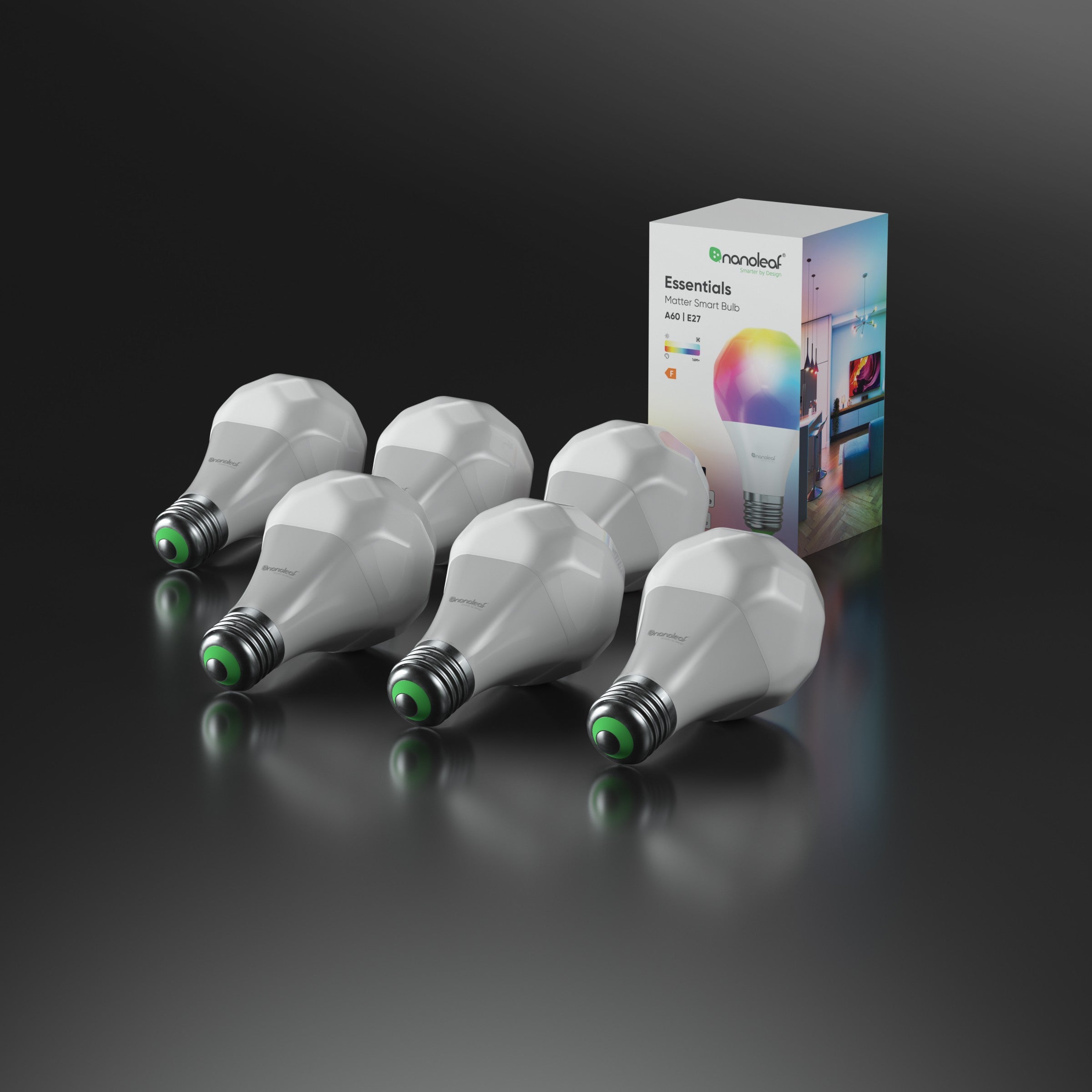 Matter Thread E27 Smart Bulb (6 Pack)