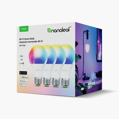 Matter Wi-Fi E27 Smart Bulb (4 Pack)