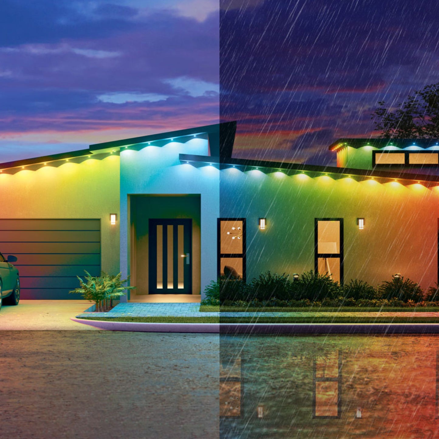 Smart Multicolor Permanent Outdoor Lights Smarter Kit 98ft (30m)
