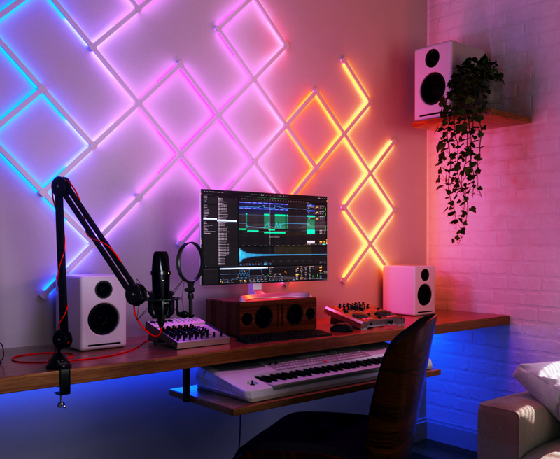 Nanoleaf Lines 90 Degrees Expansion | Smart LED Light Bars