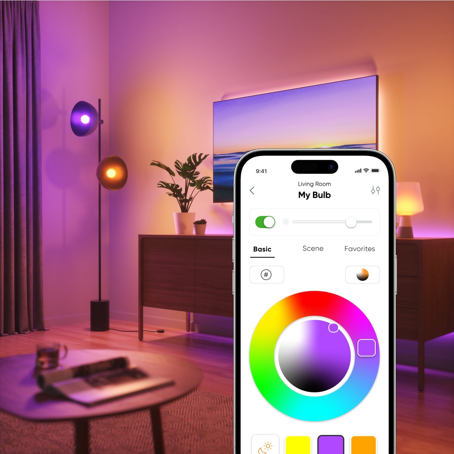 Matter Thread B22 Smart Bulbs (3 Pack)