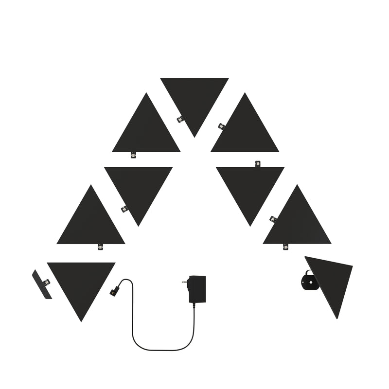 Shapes Limited Edition Ultra Black Triangles Starter Kit (9 Panels)