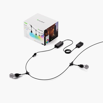 Matter Smart Multicolor Outdoor String Lights Starter Kit 49ft (15m)