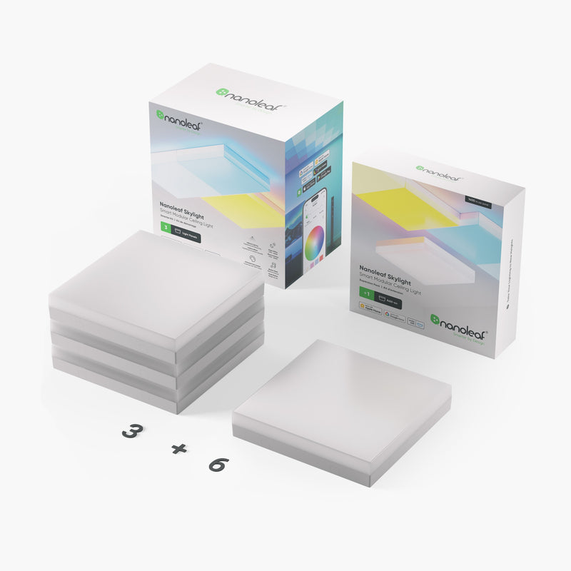 <tc>Nanoleaf</tc> <tc>Skylight</tc> Kit di avviamento (confezione da 9)