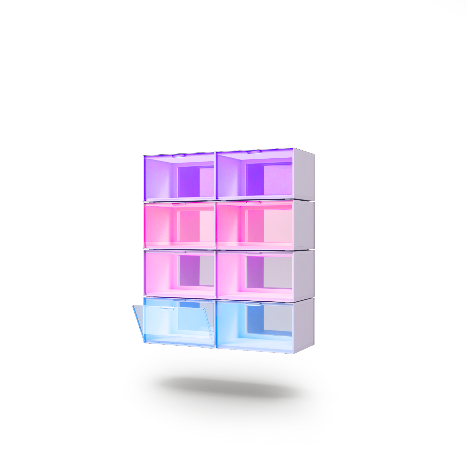 EXPO Smart LED Display Case Starter Kit (8 Pack)