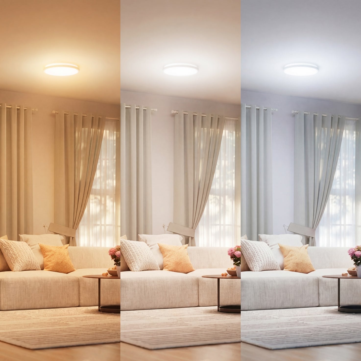 <p>Dimmable Warm and Cool Whites</p>