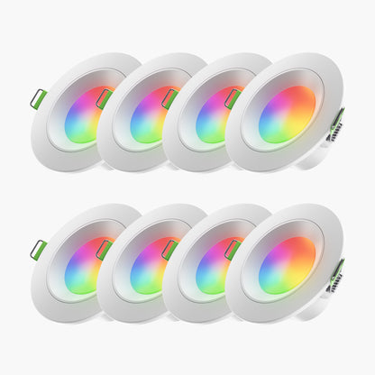 Wi-Fi Matter 3" Recessed Downlight (8 Pack)