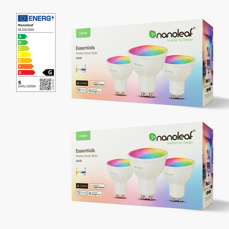 Matter Thread GU10 Smart Bulbs (6 Pack)