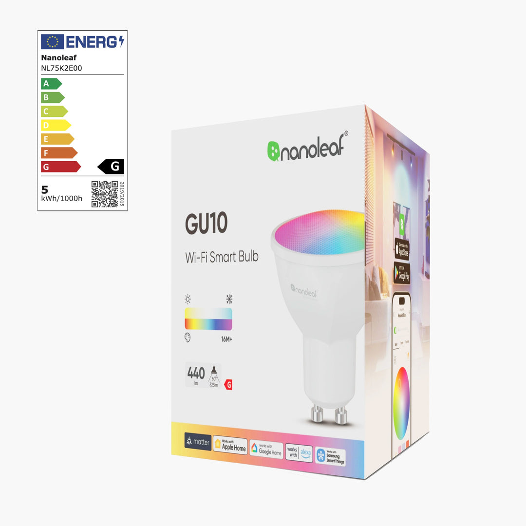 Matter Wi-Fi GU10 Smart Bulb (6 Pack)